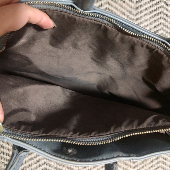 Blue/grey Matt and Nat vegan satchel - Picture 10 of 12